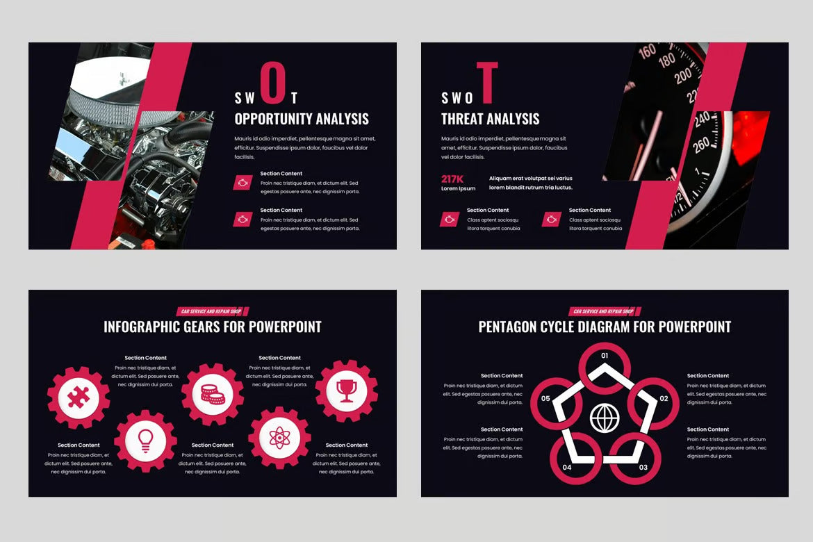 Carage - Cars Service and Repair Shop Powerpoint